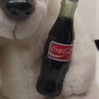 Coca-cola Plush Collection White Polar Bear Holding Coke Bottle 1993 12 Inch