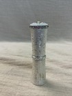 1950s Revlon Silver Metal Lipstick Case Rhinestones Pearls Vintage