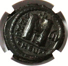 565 -578 Ad Byzantine Empire Ae Follis Justin Ii   Sophia Coin Ngc Choice Fine