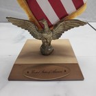 American Flag President Desktop Replica  W  Stand Eagle Vintage