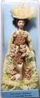  Miniature Dollhouse Doll Victorian Lady In Floral Gown 1 12 Scale New