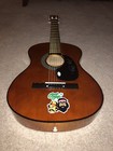 Cheech   Chong Dual Duo Hand Signed Logo Acoustic Guitar Jsa Coa Tommy Chong And