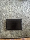 Coach Mens Black Leather Flat Credit Card Case