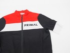 Primal Men s Helix 2 0 Cycling Jersey Size Medium Red white black Full Zip