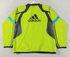 Adidas Windbreaker Jacket Youth Large 13-14 Geen Pullover Soccer Hi Vis Athletic