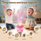 Dancing Talking Cactus Toy For Baby Toddler  Boys Girls Gifts Singing Mimicking