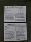 2 Covid-19 Cdc Vaccination Blank Card Collector Use Only Free Ship