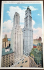Antique Postcards - Bromo Seltzer  Woolworth  And Transportation Buildings