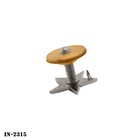 One Silver Star General Or Admiral Rank Device   Screw Back   Small 5 8    New