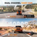 Wolfbox Dash Cam Front And Rear M40lite 4k 10  Rear View Mirror Camera For Car