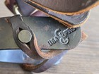 Vintage Rugged Heavy Duty Spurs   Leather Straps Cowboy Rodeo Bull Bronc Riding