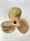 Industrial Brass 3-blade Boat Propeller Antique Nautical Decor   Marine Salvage