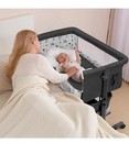 Baby Bassinet  Baby Basinet Bedside Sleeper  Easy To Fold Portable Crib Side    