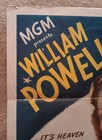 The Heavenly Body-hedy Lamarr-william Powell Original 1944 27 X 41 Movie Poster