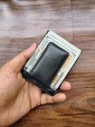 Genuine Leather Money Clip Wallet Rfid Slim Front Pocket Credit Card Holder