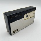 1960 Toshiba 6 Transistor Radio - 6tp-385a - Cream Black - Parts Or Repair