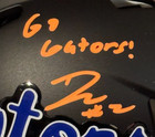 Dj Lagway Signed Riddell Mini Helmet Black Jsa Auto Inscription Orange Gators Qb