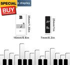 Piano Keyboard Stickers For 88 61 54 49 Key  Piano Notes Stickers Removable And