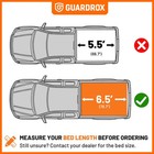 6 5ft Soft Quad Fold Tonneau Cover For 2022-2026 Toyota Tundra 79  Bed