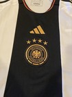 Men   s Germany 2022 23 Home Jersey By Adidas Color White black Size S Nwt