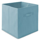 6 Collapsible Foldable Fabric Cubby Cube Storage Bins Baskets For Shelves