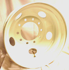 Commercial Truck Trailer 22 5 X 8 25 Steel Wheel White Hub Pilot 5 Hand Hole