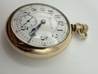 Hampden John Hancock 21j Railroad Grade Pocket Watch Antique Running Gold Filled
