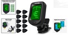 Versatile Digital Guitar Tuner - Rotatable Lcd   Multi-instrument Compatibility