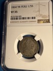 1864 Yb Peru 1 5s Vf35 Ngc