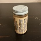 Vintage Alka - Seltzer 2-1 2  Glass Bottle Paper Label Metal Lid 8 Tablet Size