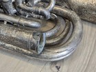 Vintage H n  White King Double Bell Euphonium Silver