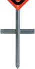 Dicke P100 In-ground Sign Stand steel 23j507