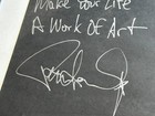 Kiss Paul Stanley Signed Autograph To Michael Matted Framed Vintage Kiss