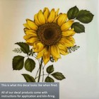 Sunflower Overglaze Ceramic Decals