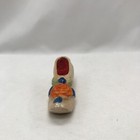 Vintage Pin Cushion Pin Holder Japan Flower Ceramic Heel Shoe Sewing Seamstress