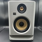 Krk Rokit 5 G4 Pro Studio Monitors Pair W  Power Cables   Xlr Cables White Rp5