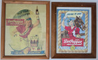 Two Dr Pepper Peggy Pepper Pictures Framed One Picture Is Rare Vintage