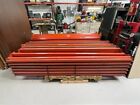 Used Pallet Racking Teardrop Beams Industrial Warehouses Heavy Duty