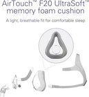 1  3 Pack  Airfit F20 Medium Full Face Cpap Mask Replacement Cushion