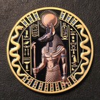 Challenge Coin  Ancient Egypt  3 Anubis Scarab Pyramid  ships From Co  Usa 