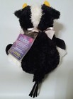 Russ Shining Stars Cow Plush Stuffed Animal Vintage New W  Code Black White 2006