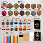Witchcraft Supplies Kit For Witch Altar 54pcs - Spell Candles For Witche