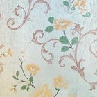 Static Cling Glass  Door Film  Decorative Window Film Etched Floral