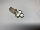 Vintage Clear Glass Bottle Stopper