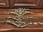 Set Of French Bronze Ormolu Decorative Ornate Table Fittings 