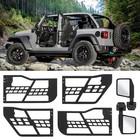 2018-2025 Wrangler Jl jlu   Jt 4-door Tube Doors   Complete Front rear Kit