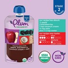 - 6  Months Organic Baby Food - Apple  Blackberry   Coconut Cream - Non-gmo -   