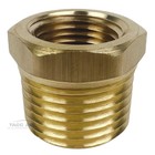 10 Pc 1 2  Male X 3 8  Female Hex Reducer Bushing Adapter Pipe Reducing Fitting