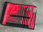 18pcs Sds Plus Drill Bits Groove Gouge   Chisel Set 4 Rotary Hammer Hilti Bosch