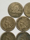 1857-1865 1c Flying Eagle   Indian Head Cent Lot Of  9   great Starters   khkqk
